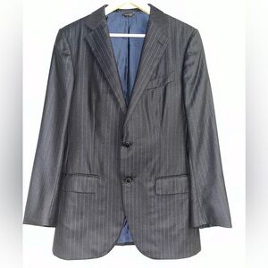 Ermenegildo Zegna Couture XXX Wool & Silk blend Suit Jacket, 48R, Navy, designer